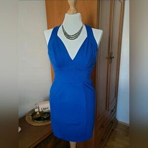 ASOS Sexy Bodycon Royal Blue Dress Y2K - US 4